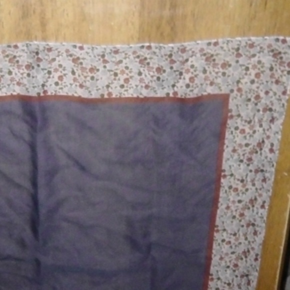 Vintage floral print head-Tie square scarf